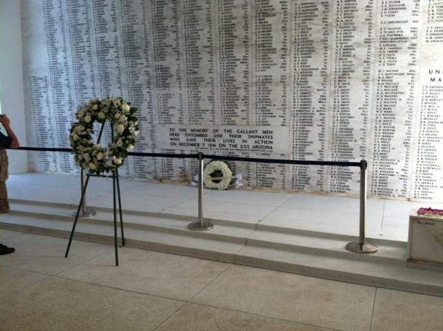 Pearl Harbor wall of names