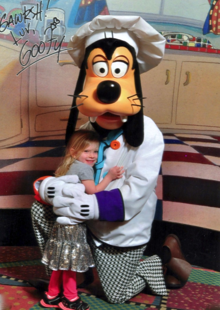 Ellie loved seeing all of the characters at dinner.