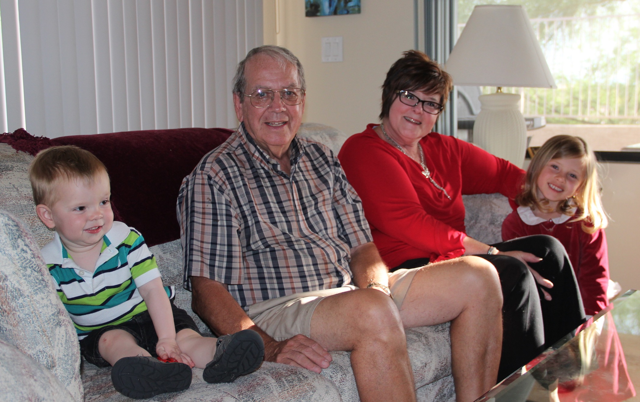 Visiting Great Uncle Delwin at his new home in Mesa.