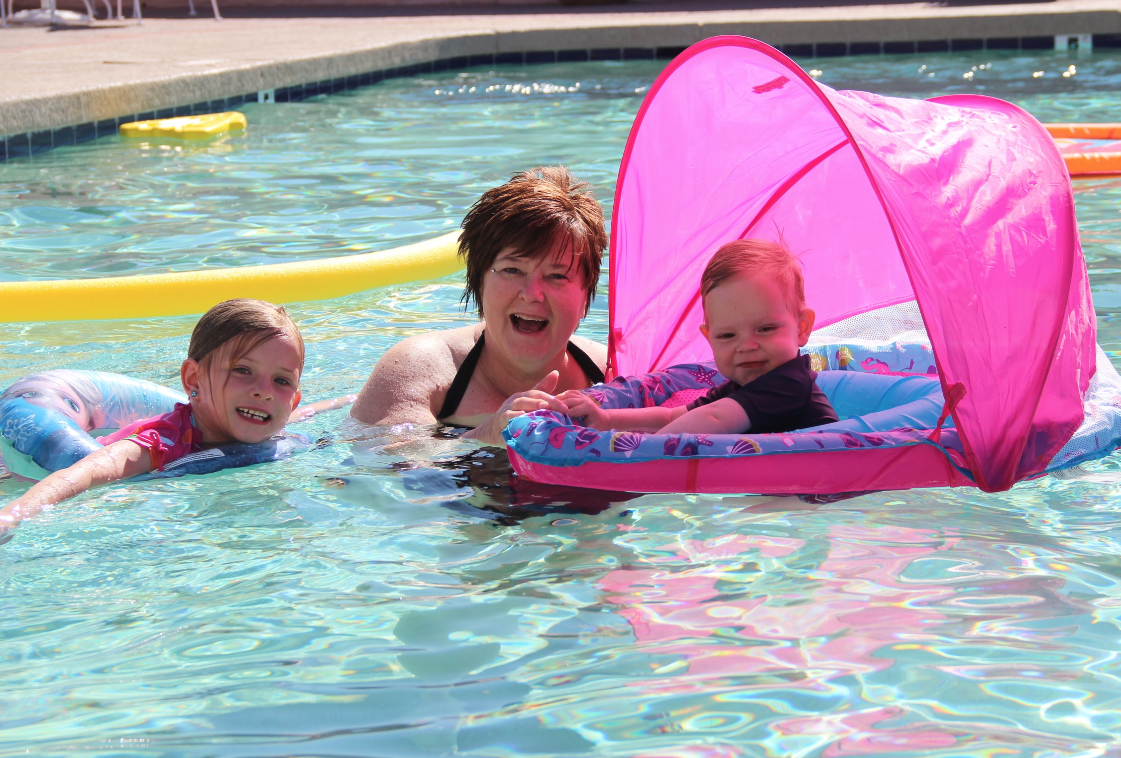 We couldn't go to Arizona without swimming!